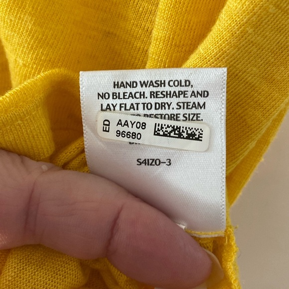 Eileen Fisher short sleeve linen top - Picture 4 of 6